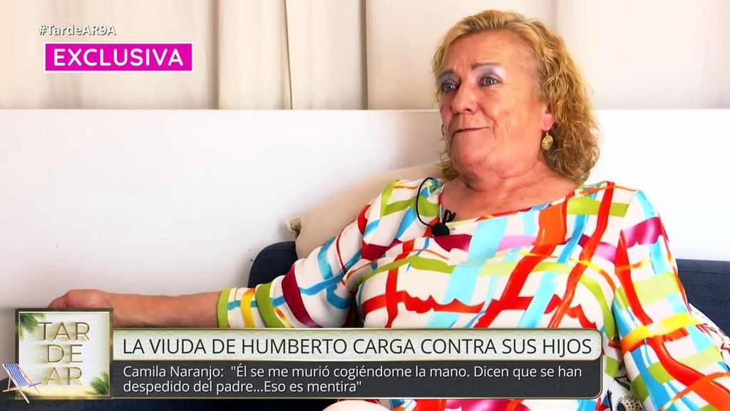 Exclusiva | Camila, viuda de Humberto Janeiro, carga contra sus hijos: “Se ha muerto con las ganas de que Jesús fuera a verle”