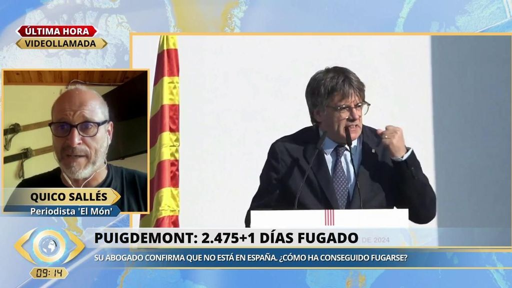 Quico Sallés asegura que Puigdemont sufrió "un percance en el operativo que le hizo cambiar sus planes" en Barcelona