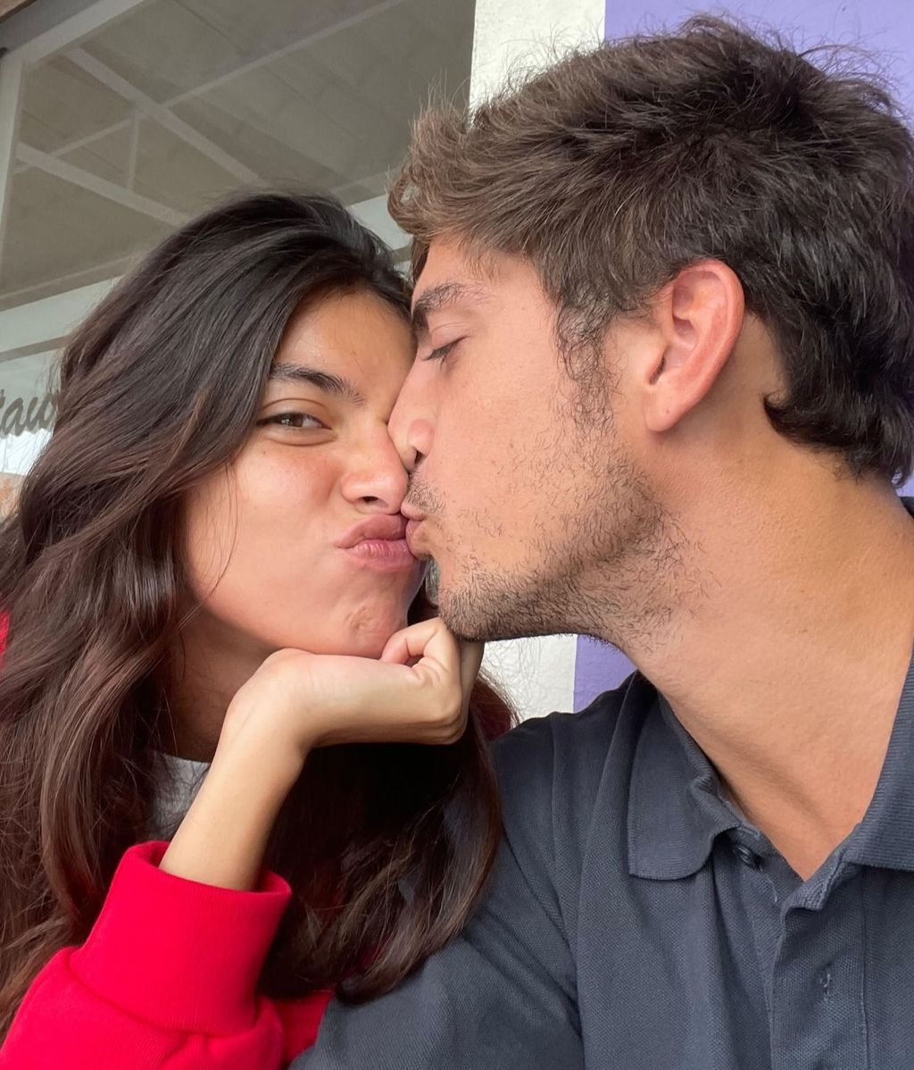 Lucía Rivera con su nuevo novio