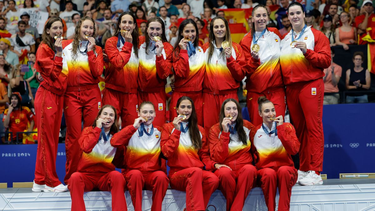 El equipo español de waterpolo femenino gana la medalla de oro en los Juegos Olímpicos de París 2024