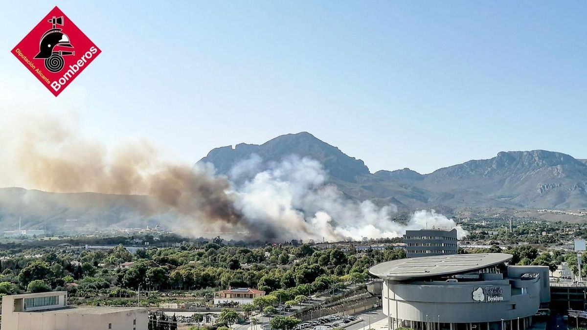 Incendio en Benidorm