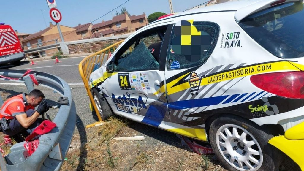 Siete heridos, cuatro de ellos menores, al ser atropellados durante el XIV Rally Villa Fitero de Navarra