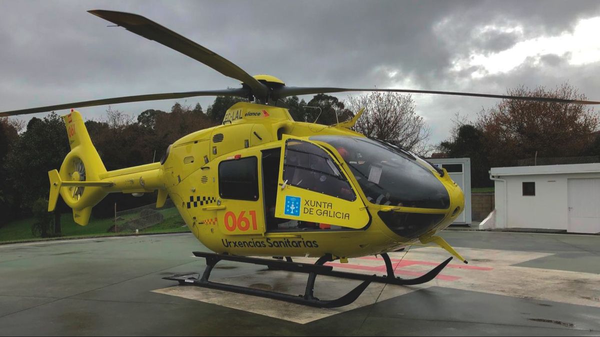 Un helicóptero medicalizado ha ocurrido al lugar donde ha fallecido un hombre en Riós