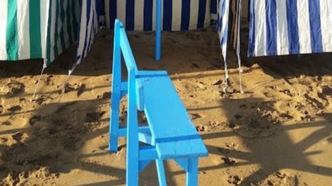 Casetas Zarautz con banco