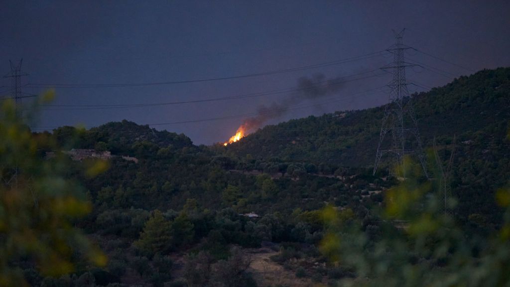 Incendio en Grecia