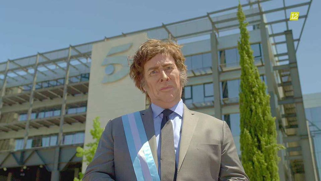 Carlos Latre en el personaje de Javier Milei