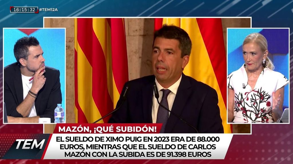 Cifuentes, ante el aumento de sueldo de Carlos Mazón: "Ningún presidente autonómico debería cobrar más que el del Gobierno"