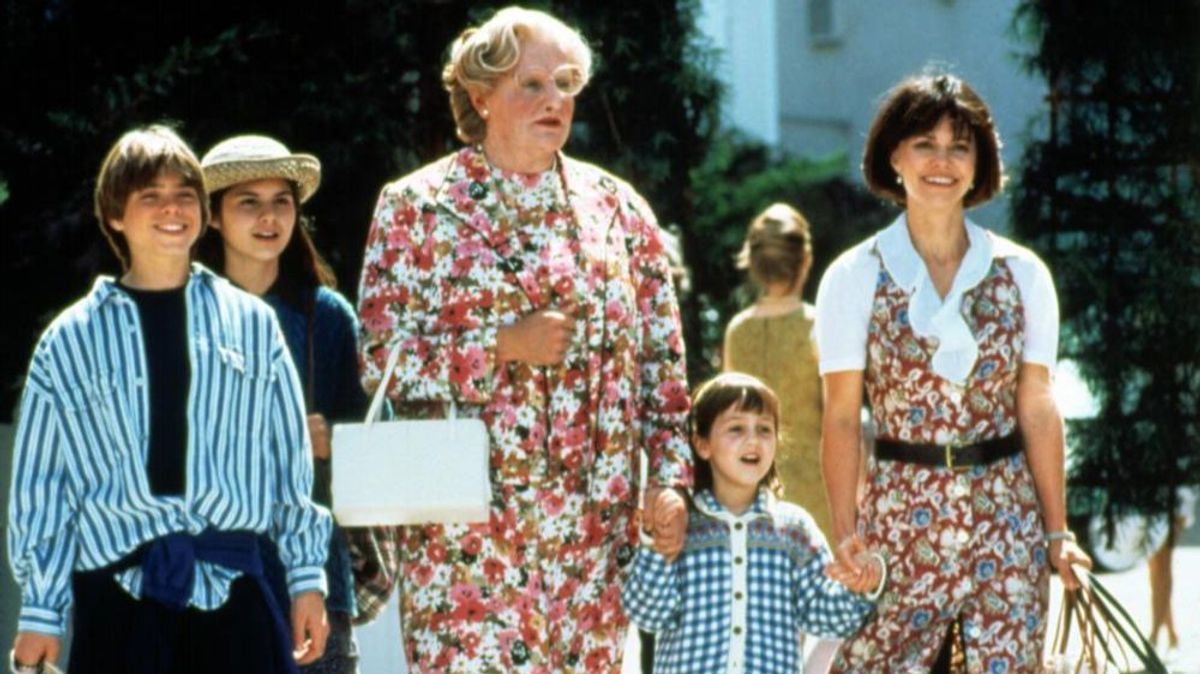 Robin Williams y Sally Field en ‘Señora Doubtfire’