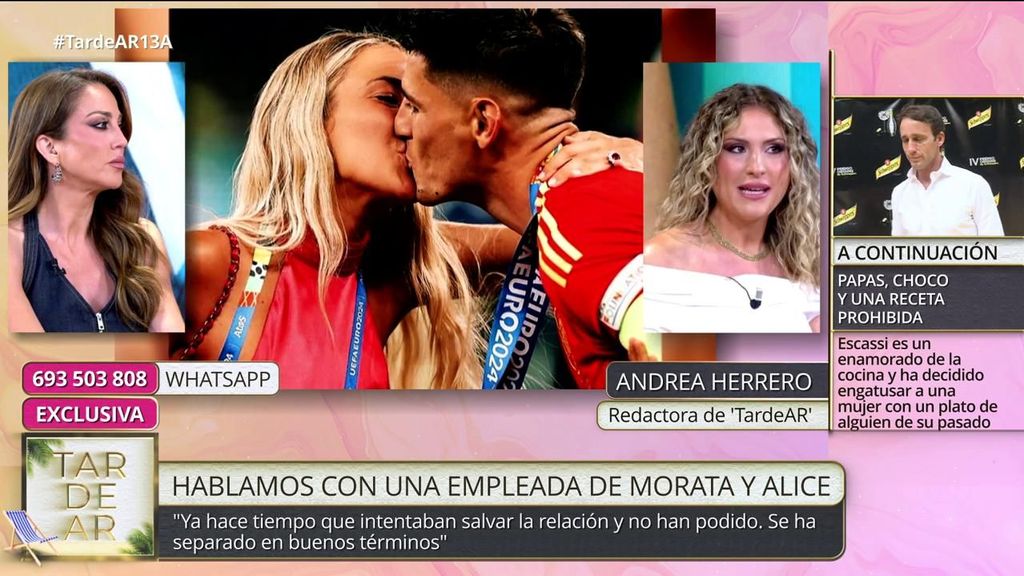 Exclusiva | Una empleada de Álvaro Morata y Alice Campello, de su separación: “No hay terceras personas”