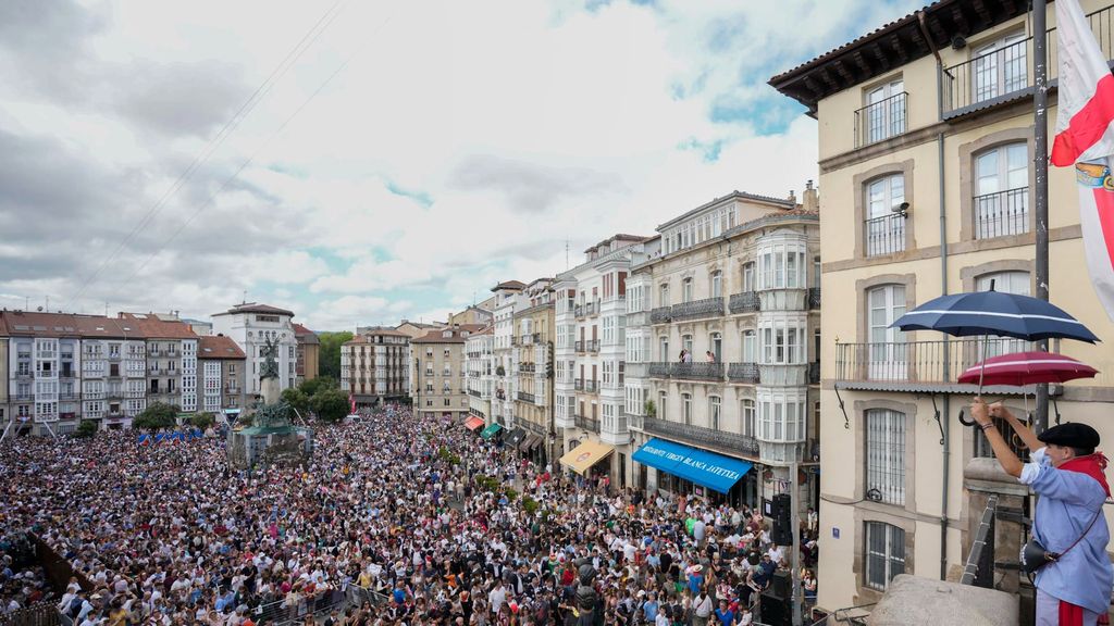 Fiestas de Vitoria donde la Fundación Fernando Buesa Blanco denuncia actos de exaltación etarra