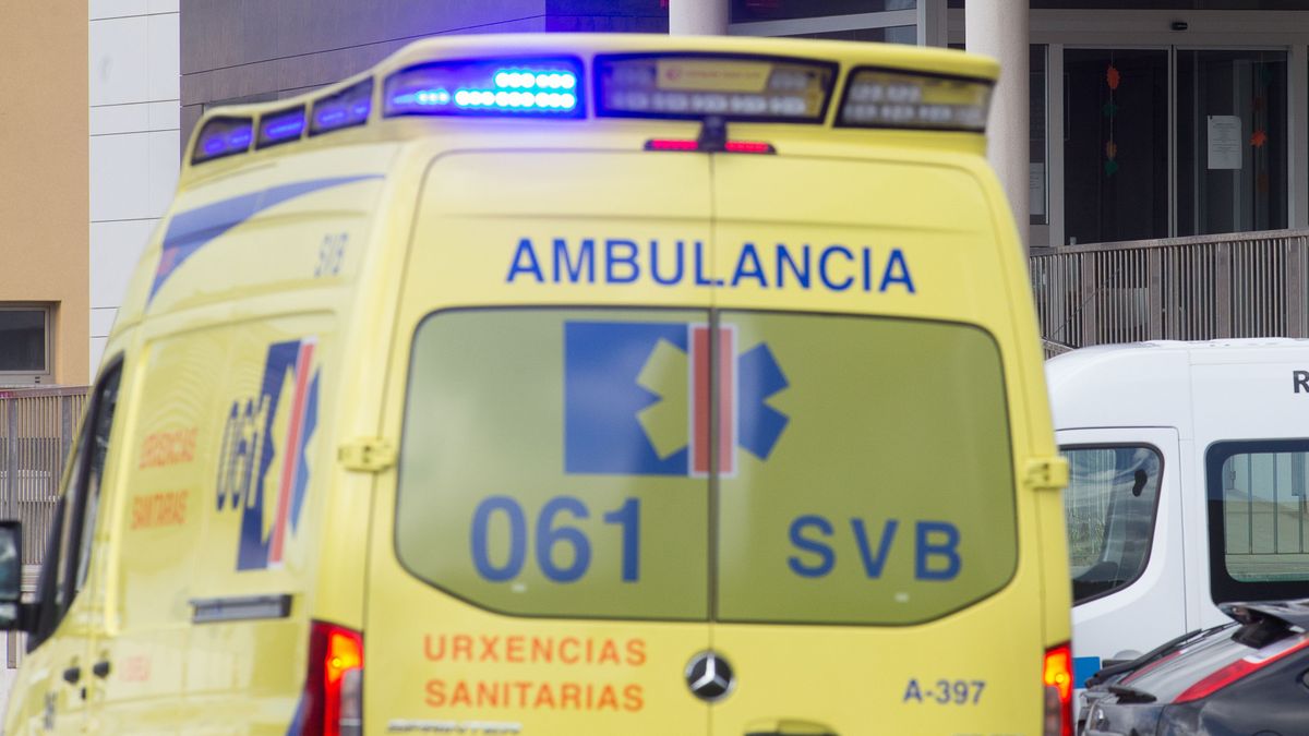 Hasta la zona se desplazó una ambulancia medicalizada del 061