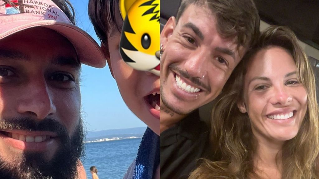 Jota Peleteiro posa con sus hijos mientras Jessica Bueno celebra su cumpleaños con Luitingo