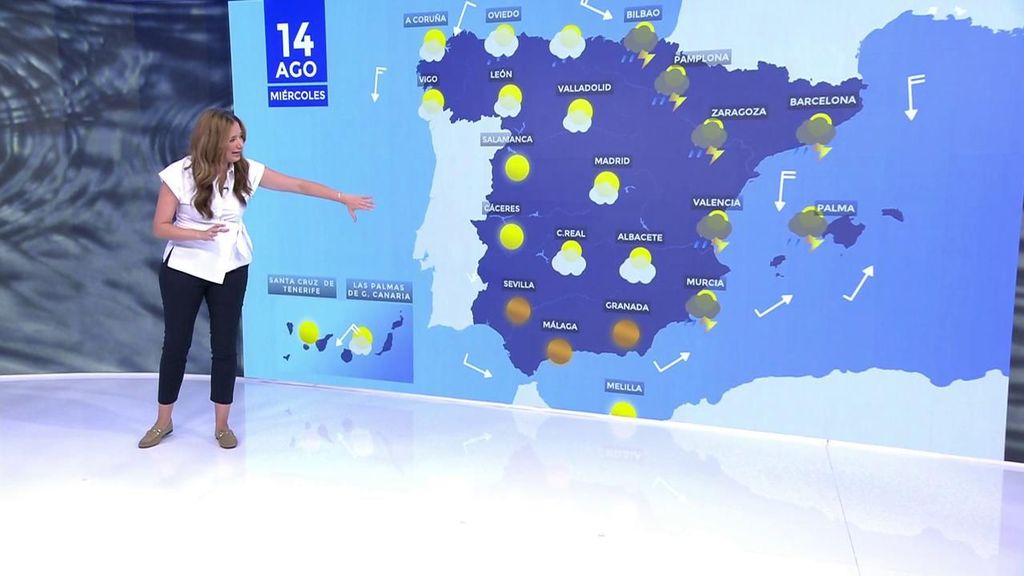 Lluvias, tormentas y oleaje activan el miércoles los avisos en más de una decena de CC.AA.