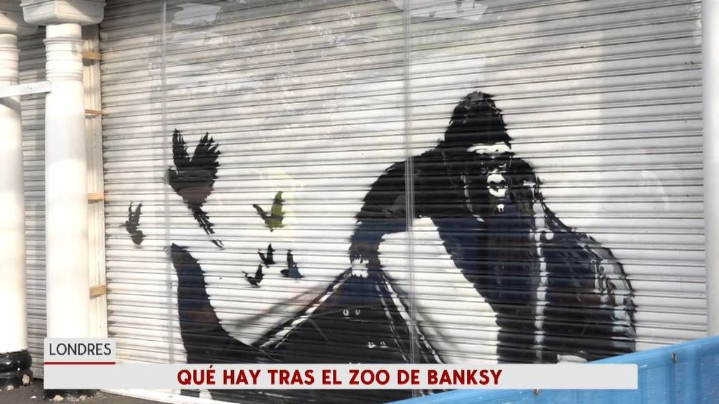 ¿Qué hay detrás del zoo de Banksy en Londres?