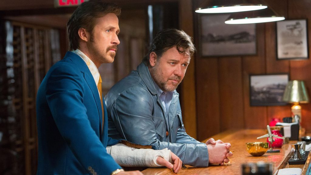 Ryan Gosling y Russell Crowe en 'Dos buenos tipos'