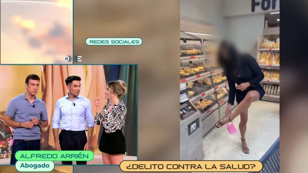 Las posibles consecuencias jurídicas a las que se enfrenta la influencer que se quita las bragas y las esconde entre el pan