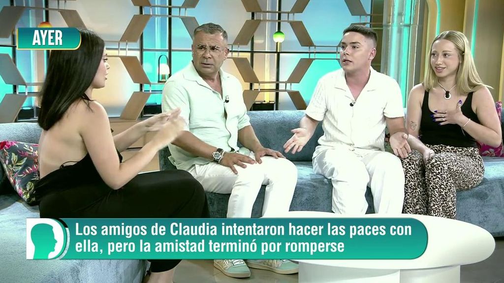 Inédito | Claudia terminó por completo su amistad con César y Arantxa al acabar el programa