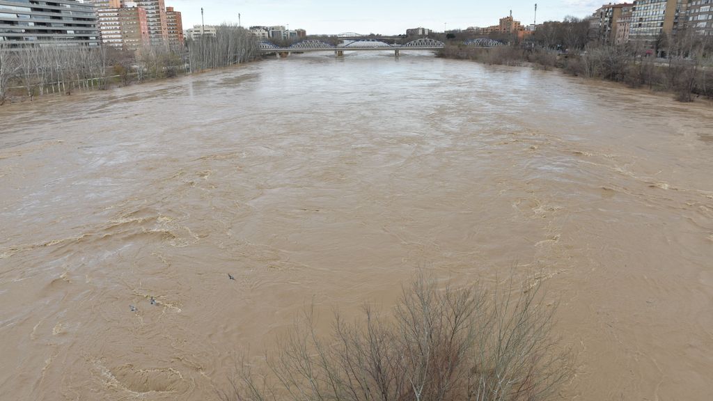 El río Ebro a su paso por Zaragoza