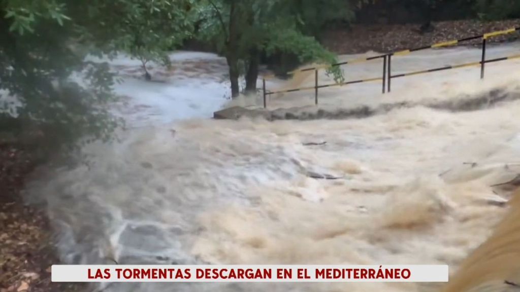 Las tormentas descargan en el Mediterráneo