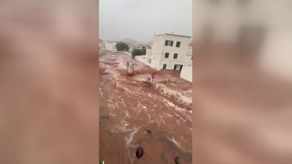 Lluvias torrenciales arrasan Menorca en una dana que ha causado importantes destrozos en Baleares