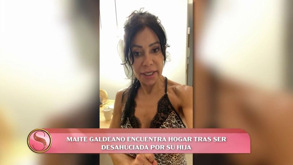 Maite Galdeano encuentra un lugar en el que pasar la noche tras ser desahuciada por su hija: "Sofía está anulada por Kiko"