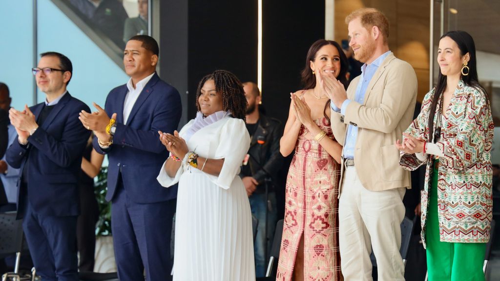 El príncipe Harry y Meghan Markle, en Colombia