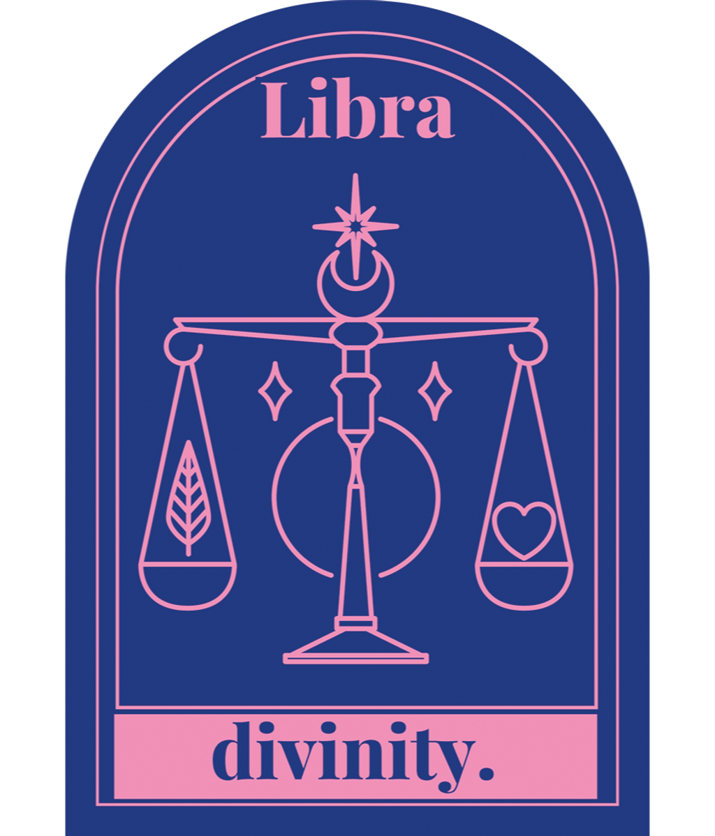 La carta del tarot de Libra