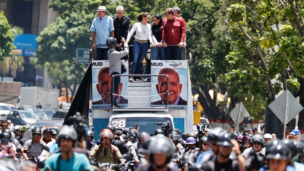 Manifestación contra Nicolás Maduro en Venezuela