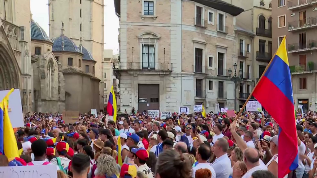 Manifestaciones en España contra el Gobierno de Nicolás Maduro