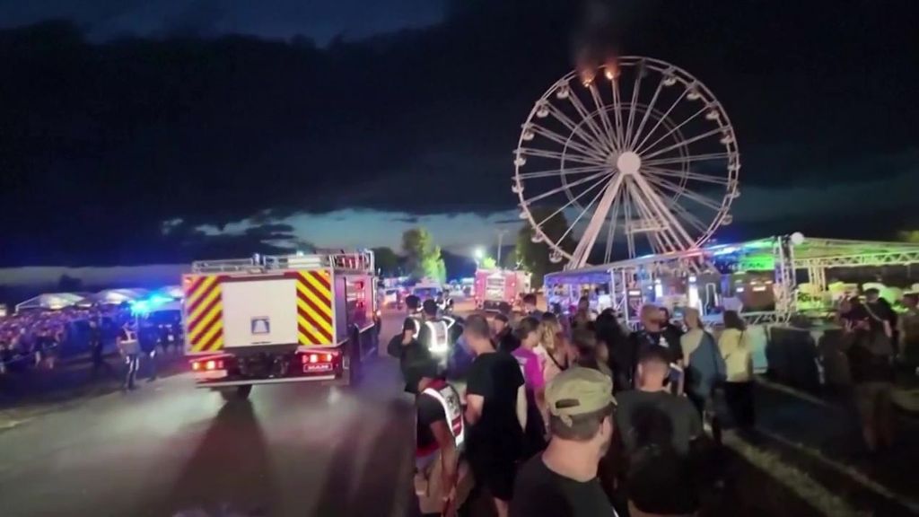 Al menos 23 heridos por el incendio de una noria durante un festival en el este de Alemania