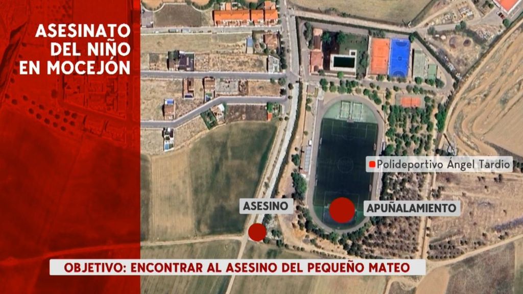 Así fue el recorrido del asesino de Mateo