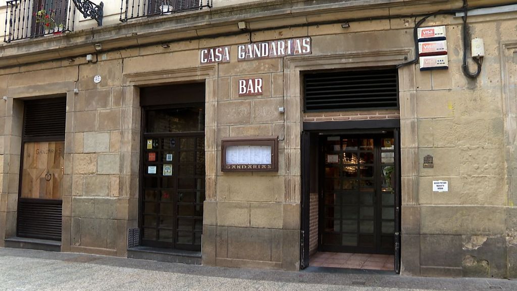 l bar Casa Gandarias de la calle 31 de agosto de San Sebastián de donde desapareció el jamón