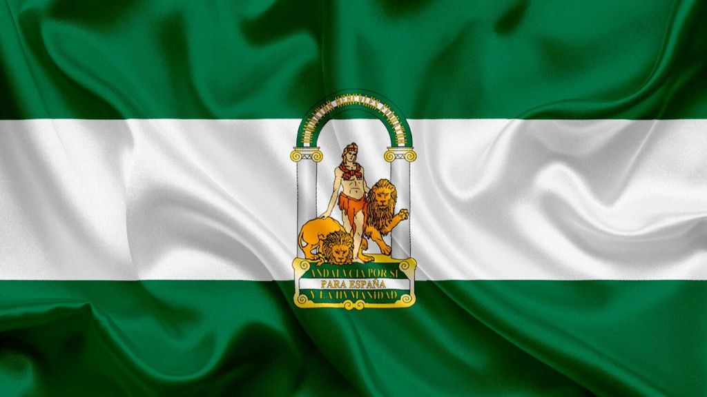 Bandera y escudo de Andalucía