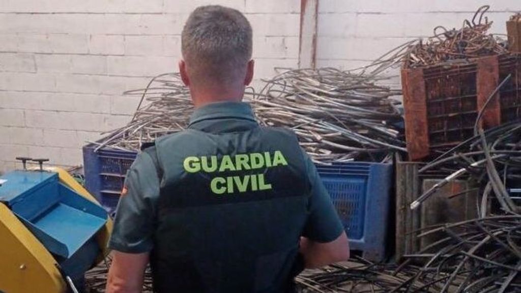 Cableado de cobre sustraido de plantas fotovoltaicas en Sevilla