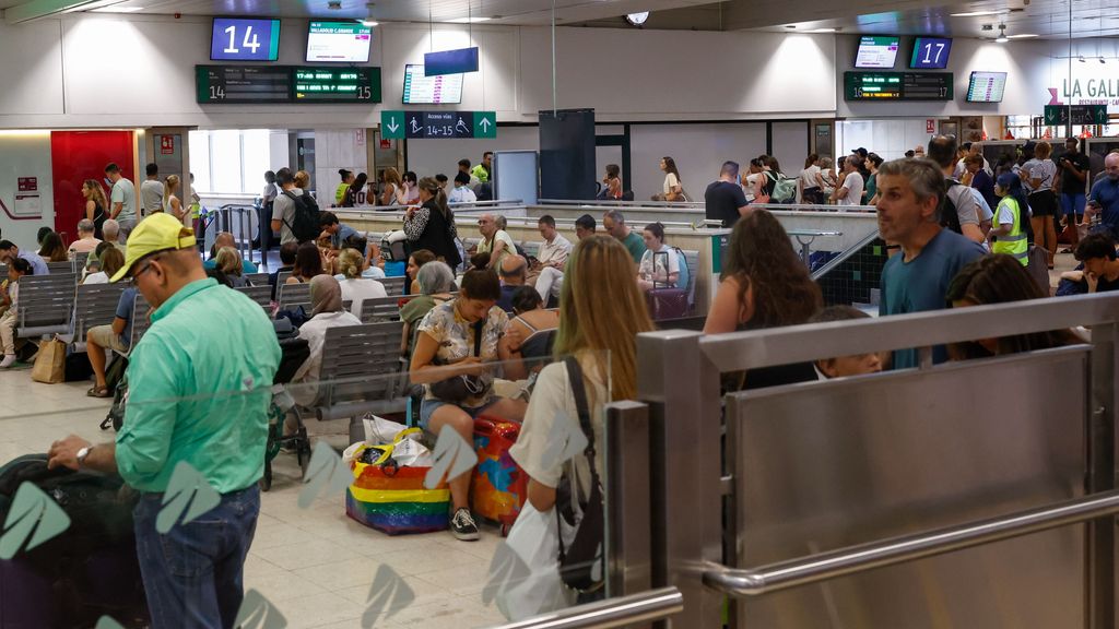 Nueva jornada de caos en la estación de Chamartín, en Madrid