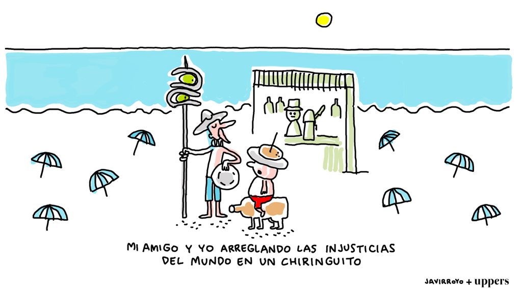 La viñeta de Javirroyo: "Mi amigo y yo arreglando injusticias"