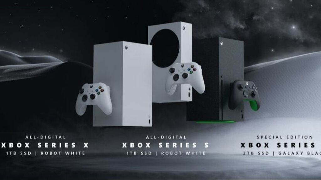 Las tres nuevas consolas Xbox Series X/S