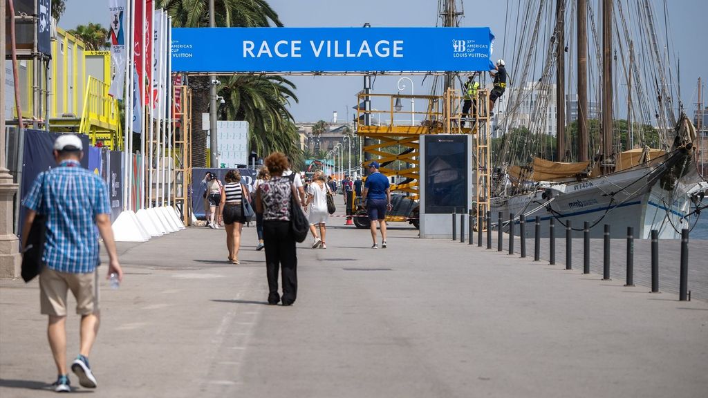 La Race Village de la Copa América de vela, lista para la gran apertura de la competición