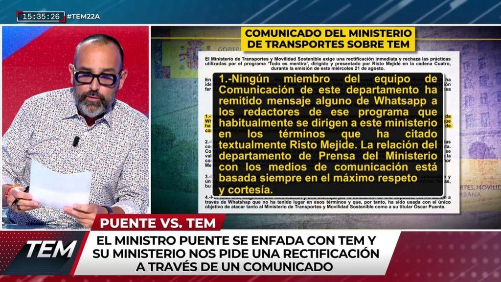 Puente vs TEM Todo es mentira 2024 Programa 1411