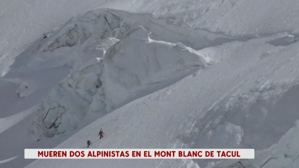 Accidente mortal de dos alpinistas españoles en el Mont Blanc