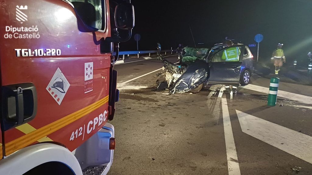 Dos personas fallecen en un accidente múltiple en la N-232, en el término municipal de Morella, Castellón