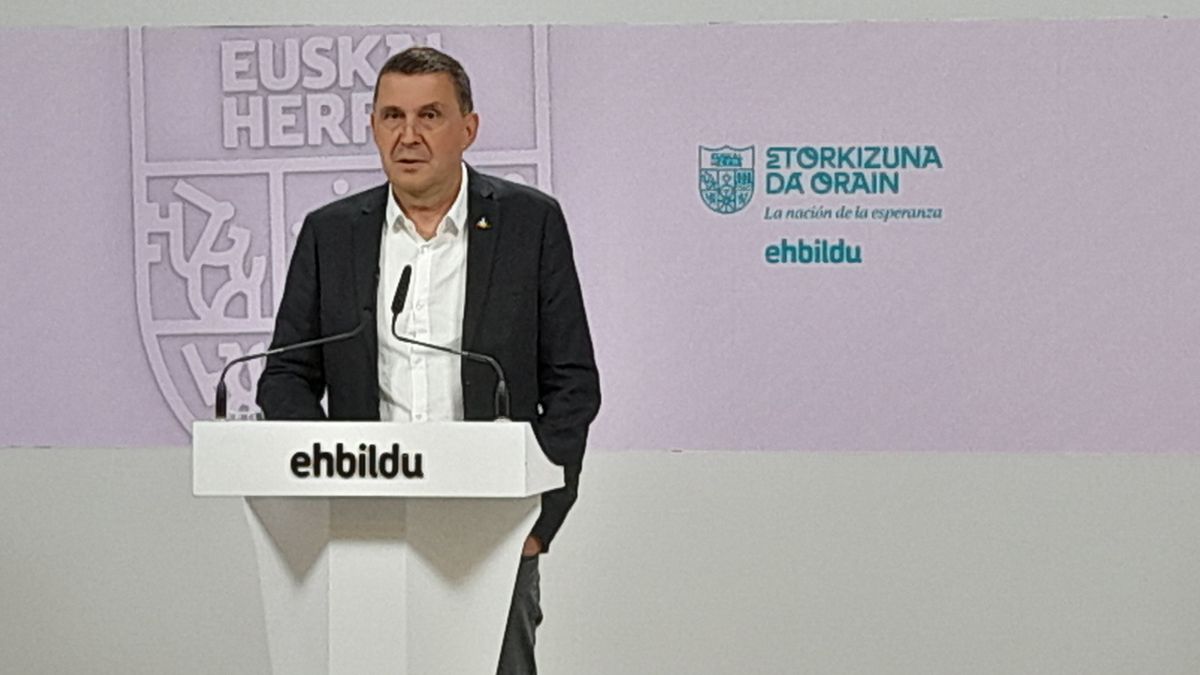 El coordinador general de EH Bildu, Arnaldo Otegi