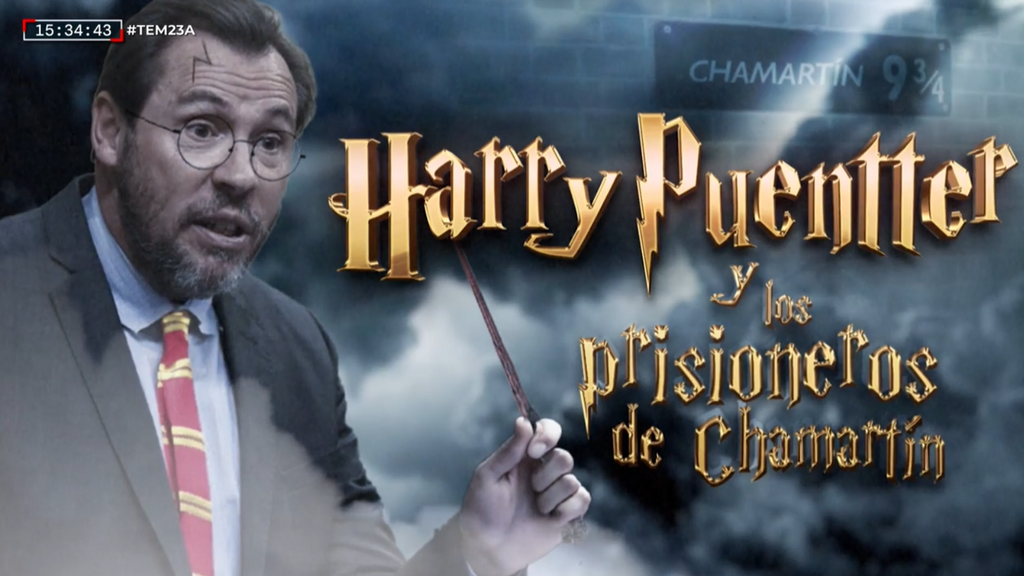 'Harry Puentter y los prisioneros de Chamartín', la parodia del ministro de Transportes: "Me quito las gafas y soy Voldemort"