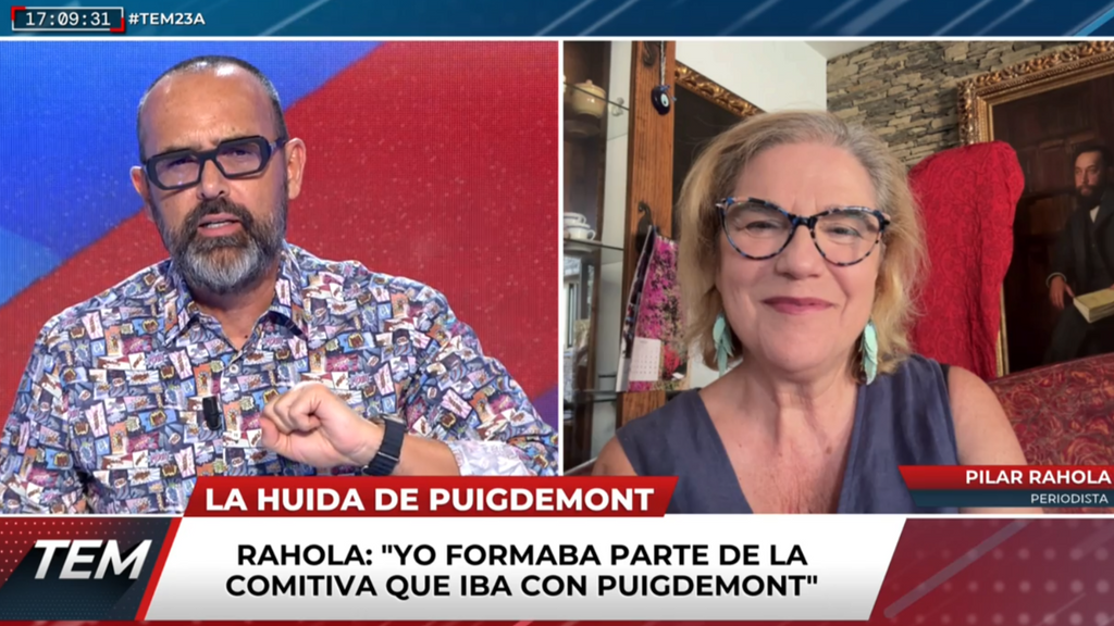 Pilar Rahola confiesa que fue parte de la comitiva para despistar a los Mossos: "Estaba al lado del amigo de Puigdemont"