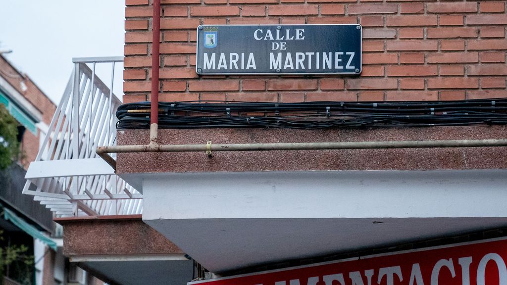 Placa con el nombre de una calle en Madrid