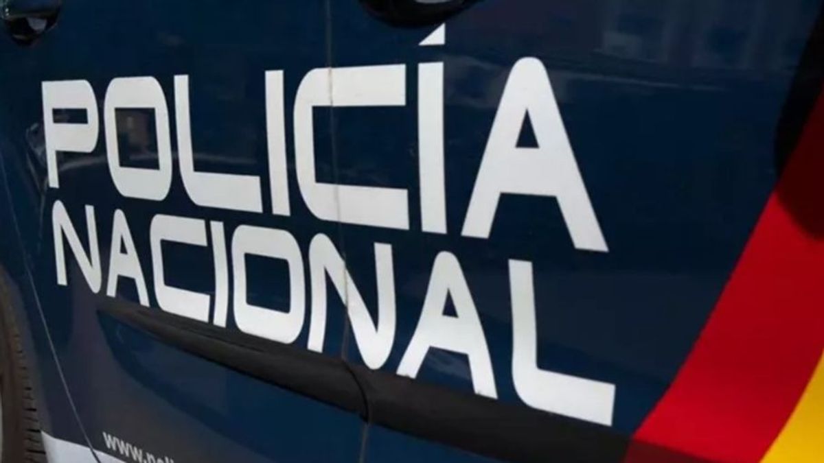 Vehículo de la Policía Nacional con el que se personaron hasta la discoteca