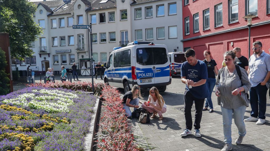 Memorial por las víctimas del ataque de Solingen, en Alemania