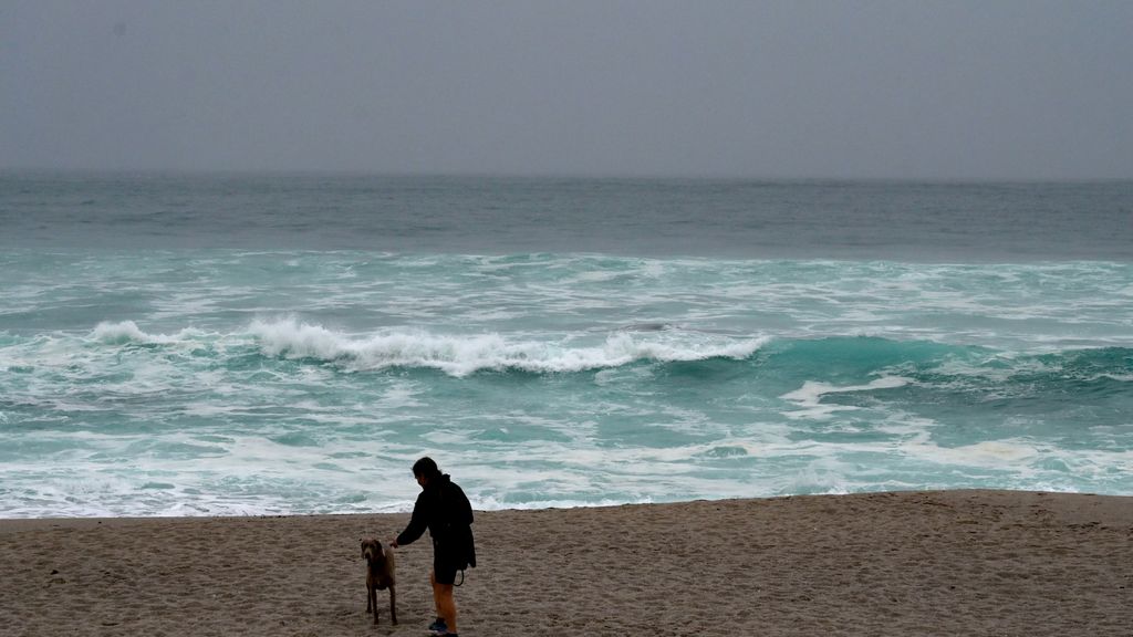 Playa del Orzán, en A Coruña