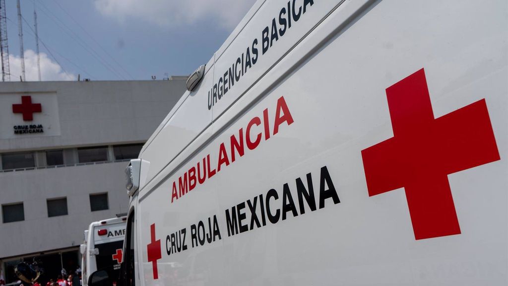 Una ambulancia de la Cruz Roja en México