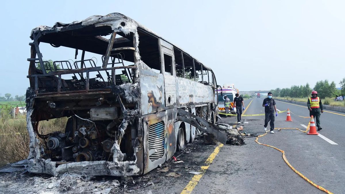 Accidente de autobús en Pakistán